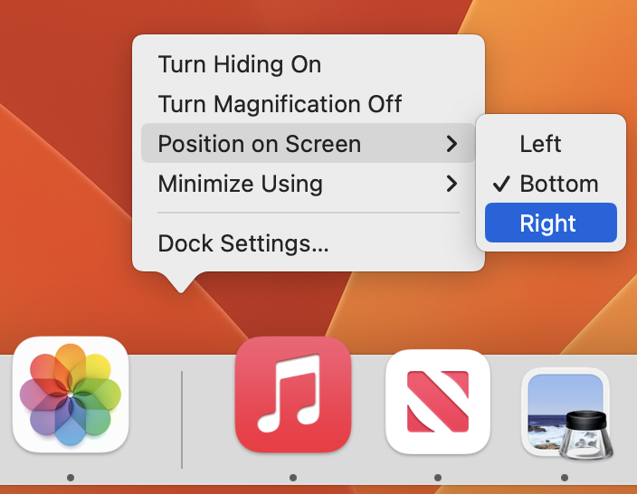 Consider Moving Your Mac’s Dock to the Side of the Screen