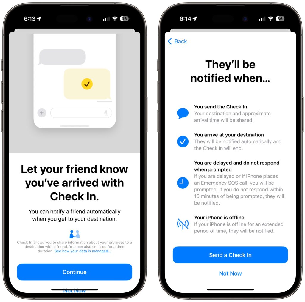 Use iOS 17’s Check In Feature to Reduce Worry