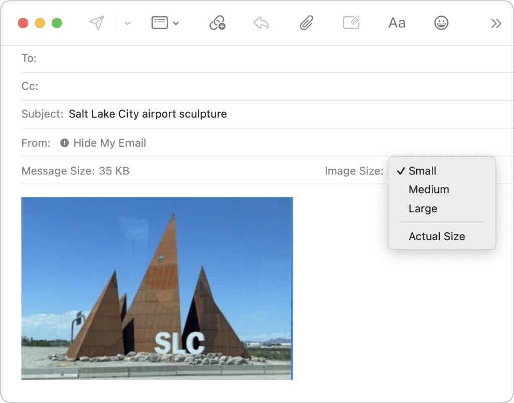 It’s Usually OK to Share Full-Size Images in Email and Messages